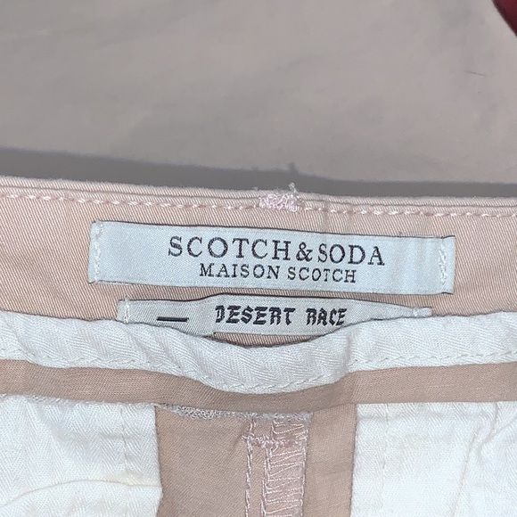 Scotch & SODA light pink stripes regular chino pants size 29/30 - Picture 11 of 16